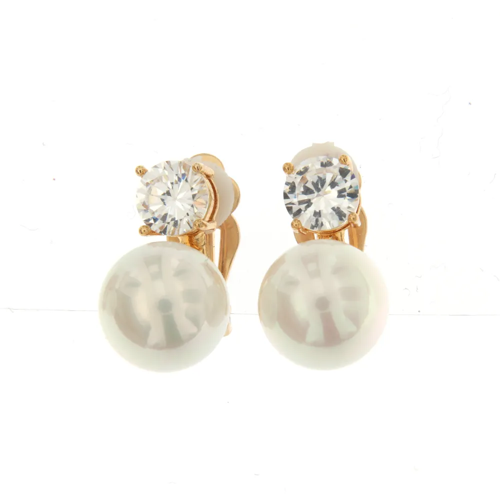 P.luce Perla 10 mm 3003 - Orecchini a Clip - P.luce Perla 10 mm 3003 - Orecchini a Clip