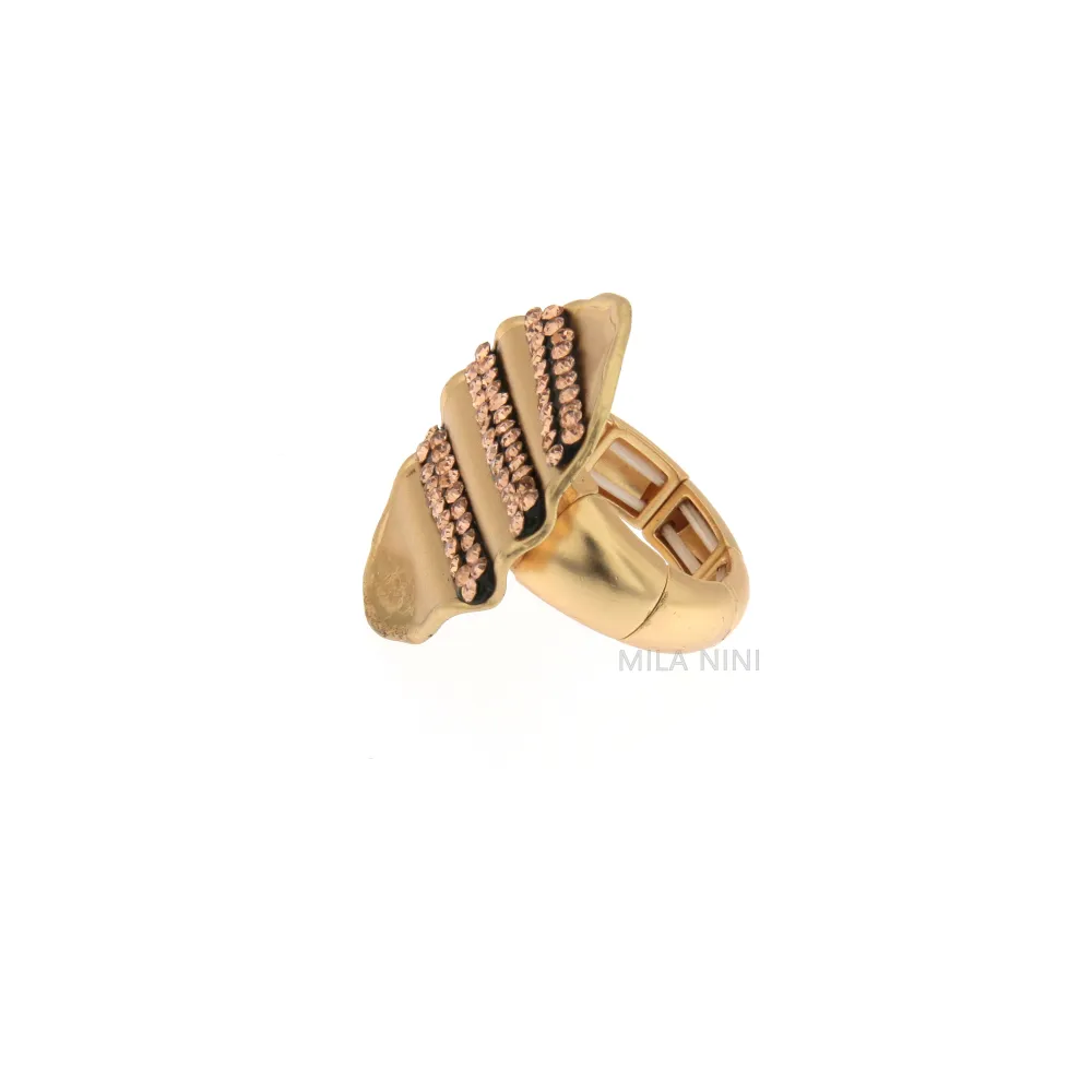 SAME Ovale Strass  Scatola 12pz - Anello Elastico 1268 - SAME Ovale Strass  Scatola 12pz - Anello Elastico 1268