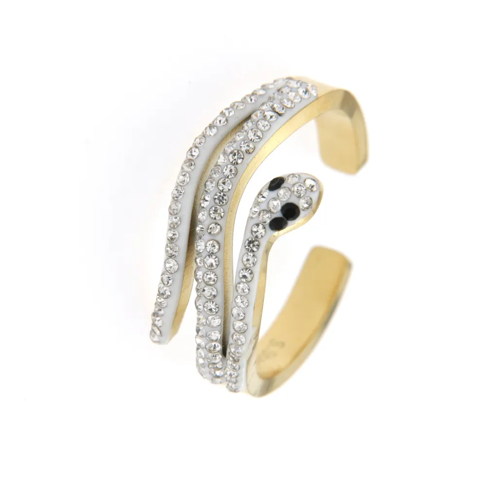 Serpente 3139 - Anello Regolabile in Acciaio - Serpente 3139 - Anello Regolabile in Acciaio