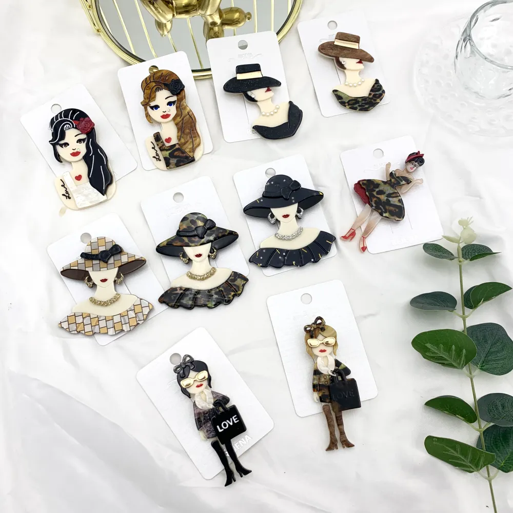 Donna-Spilla Moda in Resina - SPM-1026