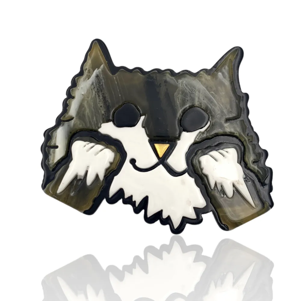 Gatto-Spilla Moda in Resina - SPM-121-0035