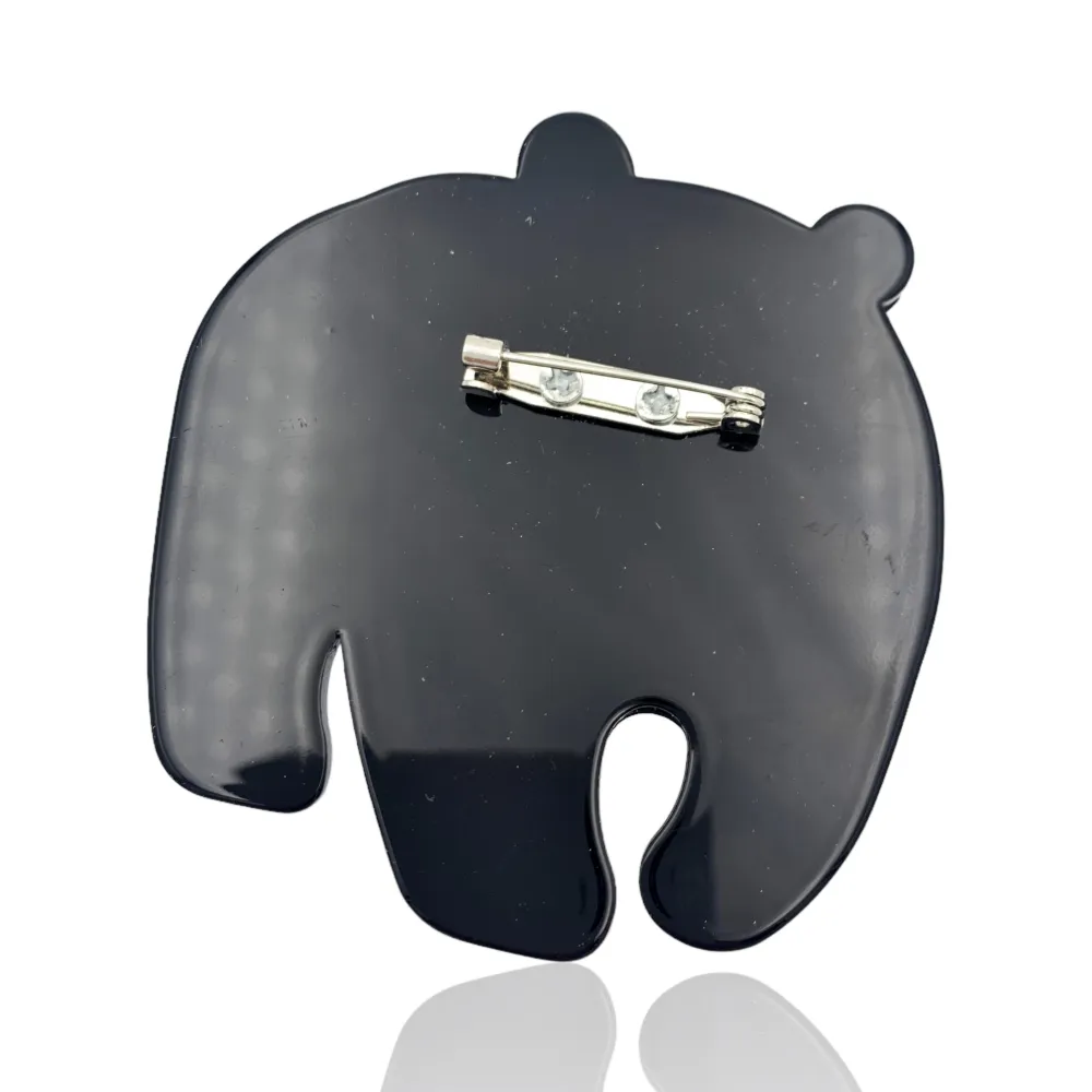 Panda-Spilla Moda in Resina - SPM-121-0091