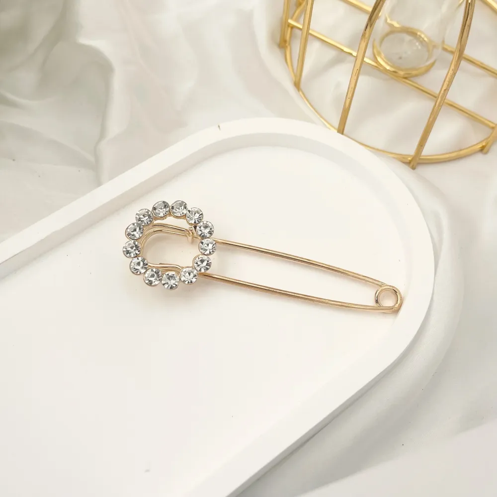 Cerchio con Strass-Spilla da Balia in Metallo - SPM-312-359