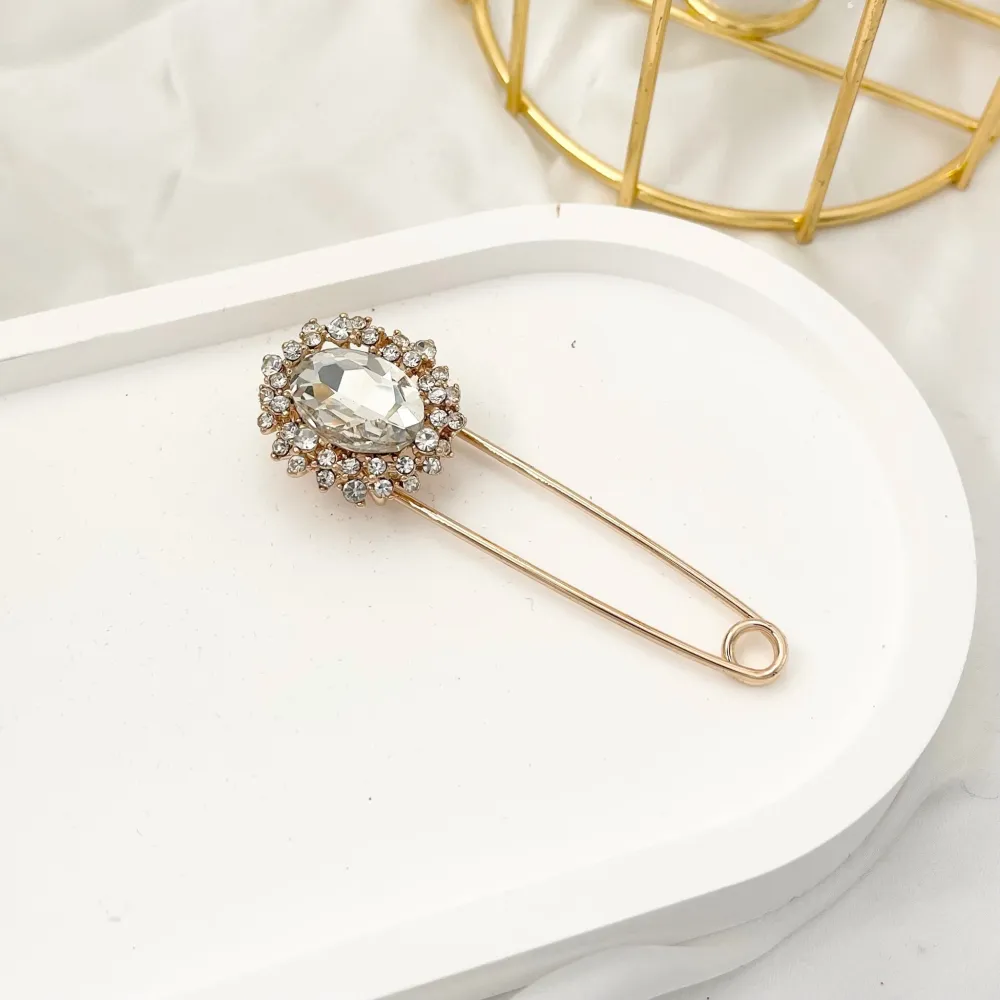 Punto Luce Ovale-Spilla da Balia in Metallo - SPM-312-360