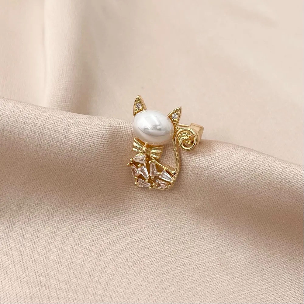 Gatto-Spilla Piccola con Zirconia - SPM-506-196