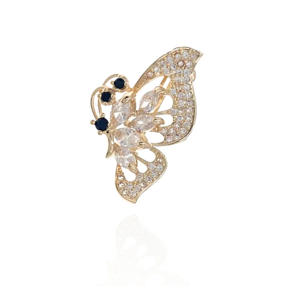 Farfalla-Spilla Piccola con Zirconia - SPM-506-208