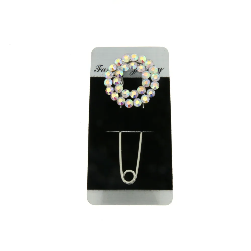 SP-Doppio Cerchio 5619- Spilla da Balia 7.5cm - SPM-5260