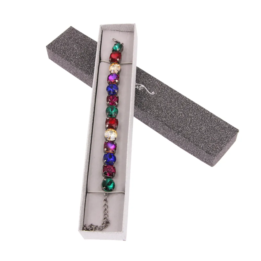 ST-Rettangolare 4x22,5x2,5cm 2560- Scatola Regalo Satinato - ST-Rettangolare per Bracciale 2560- Scatola Regalo Satinata