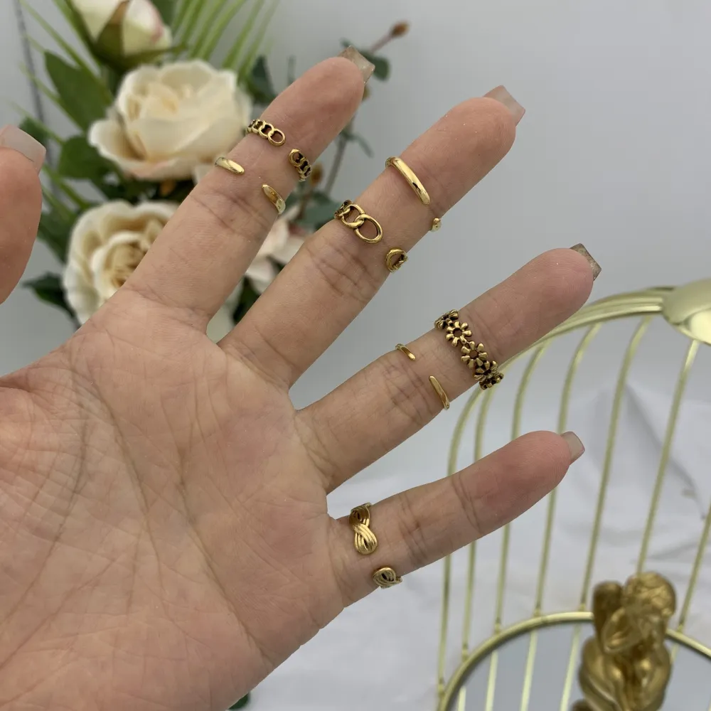 Mix Soggetti  Farange-60pz Anelli Regolabilo da Farange/Mignolo - AAR-103-1446-1465R