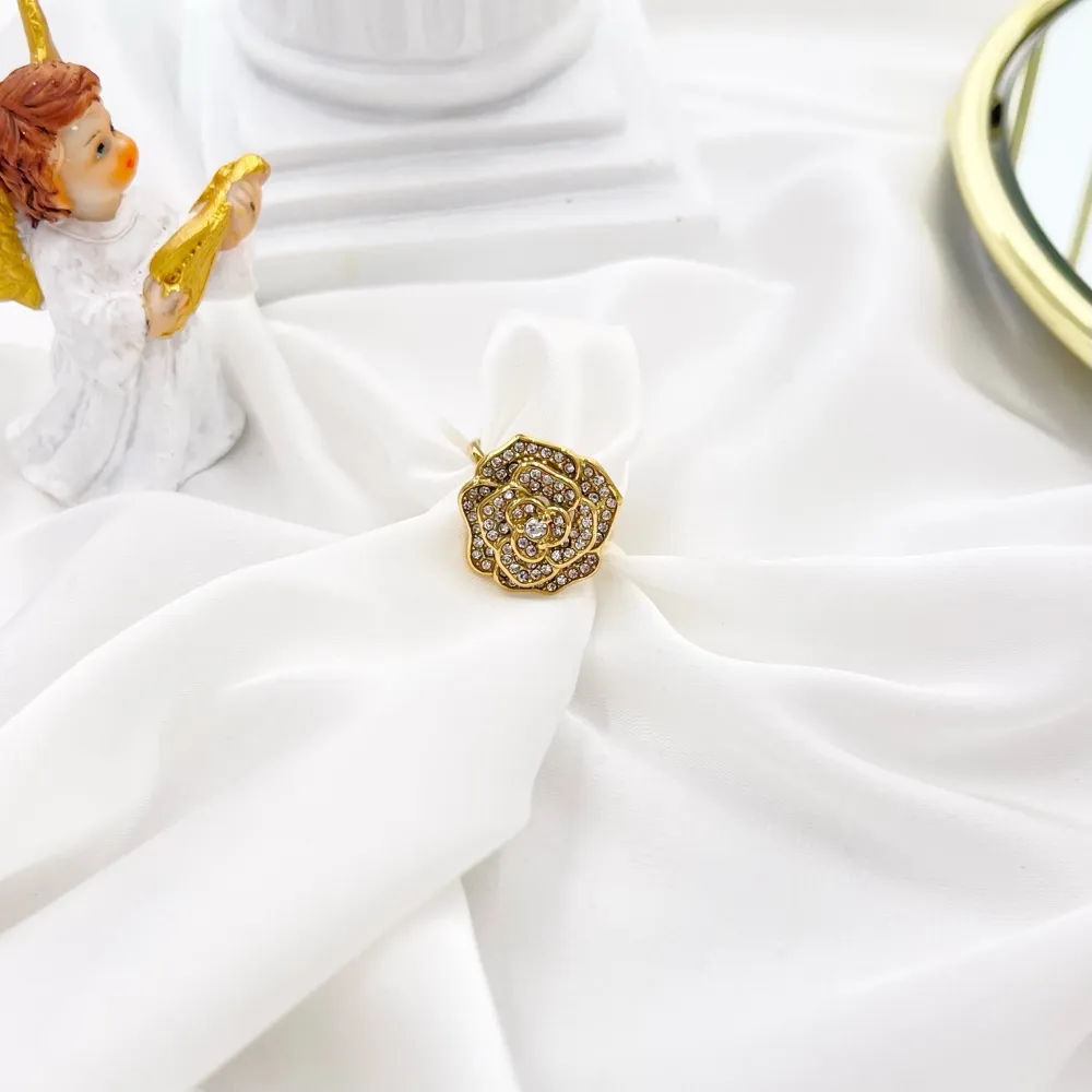 Rosa-Anello Regolabile in Acciaio - AAR-103-AA3363R