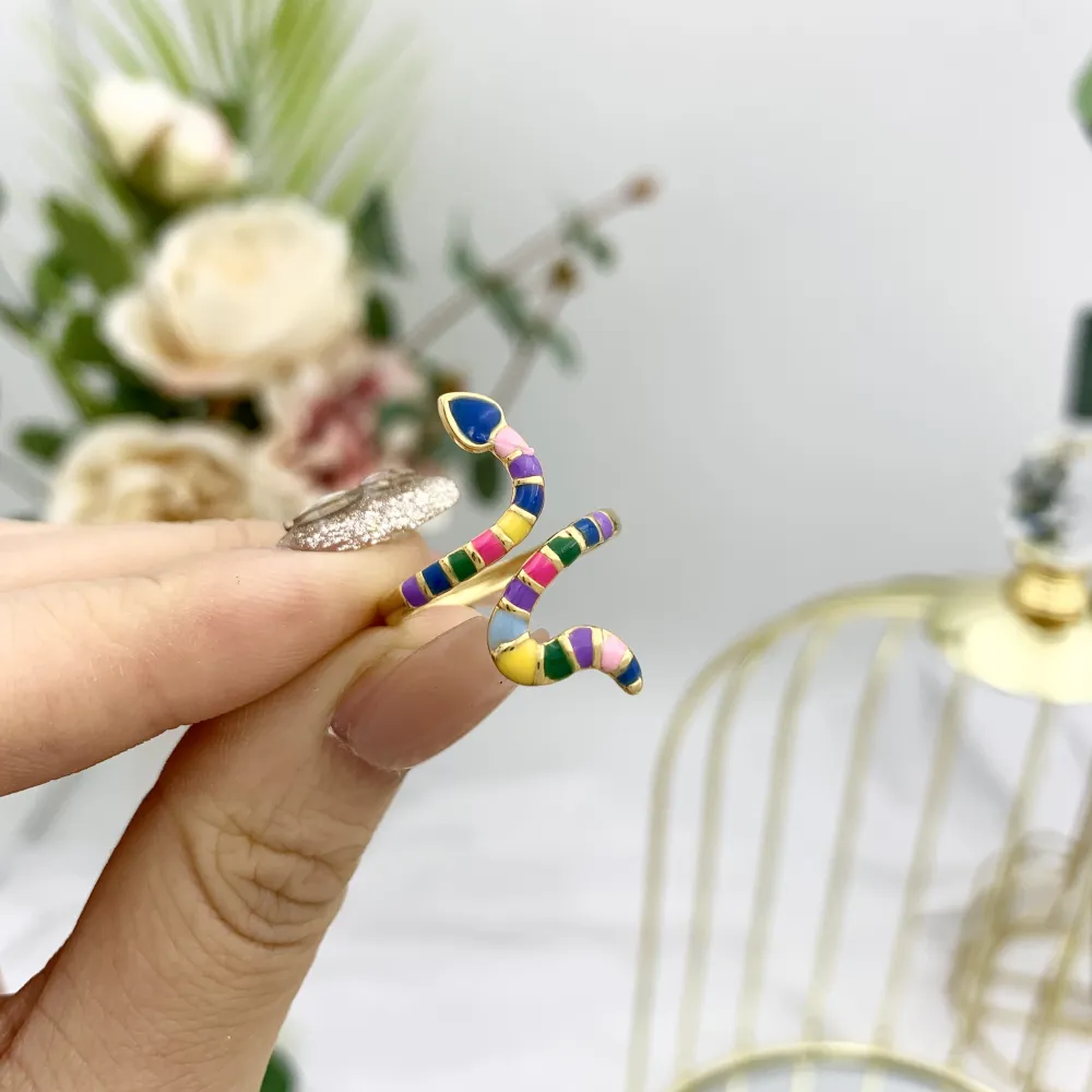 Mix Modelli Smaltati-76pz Anelli Regolabili in Acciaio - AAR-105-172