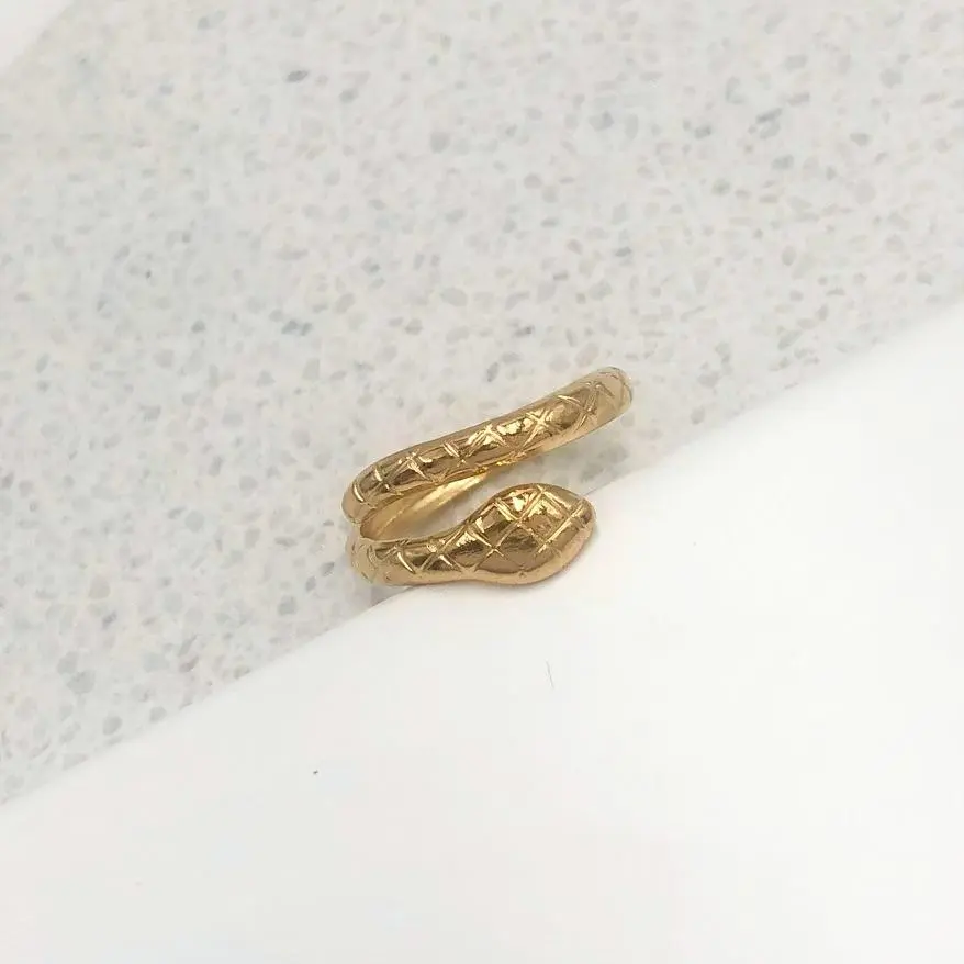 Serpente-12pz Anelli Regolabili in Acciaio - AAR208-230