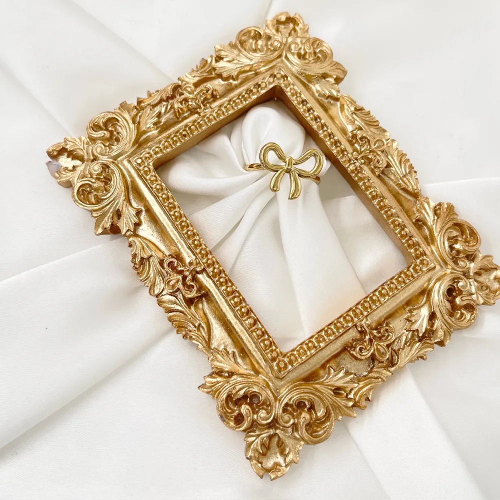 Fiocco -Anello Regolabile in Acciaio - AAR-413-1299