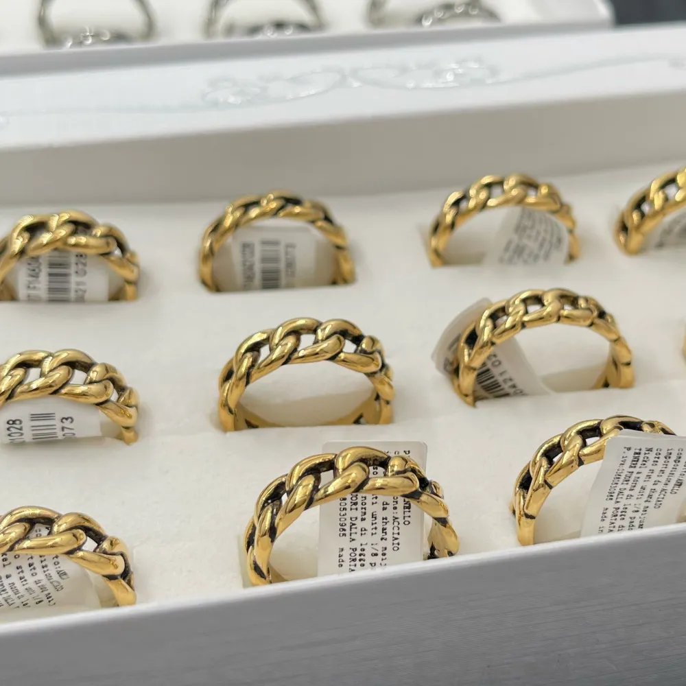 Catena-Anello in Acciaio con Misure - AAU-105-137