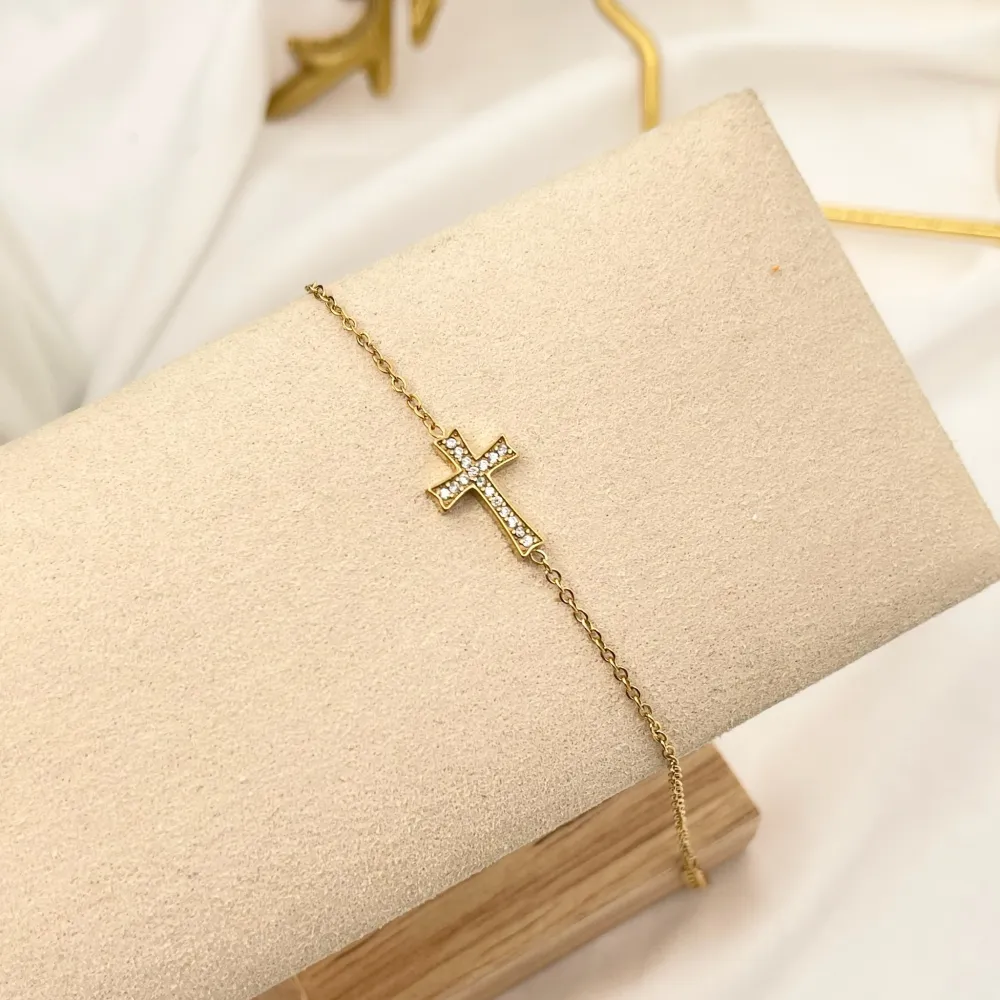 Croce-Bracciale in Acciaio EMANA - BAC-103-AA2815B