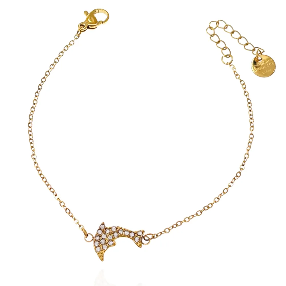 Delfino-Bracciale in Acciaio con Chiusura - BAC-103-AA3485B