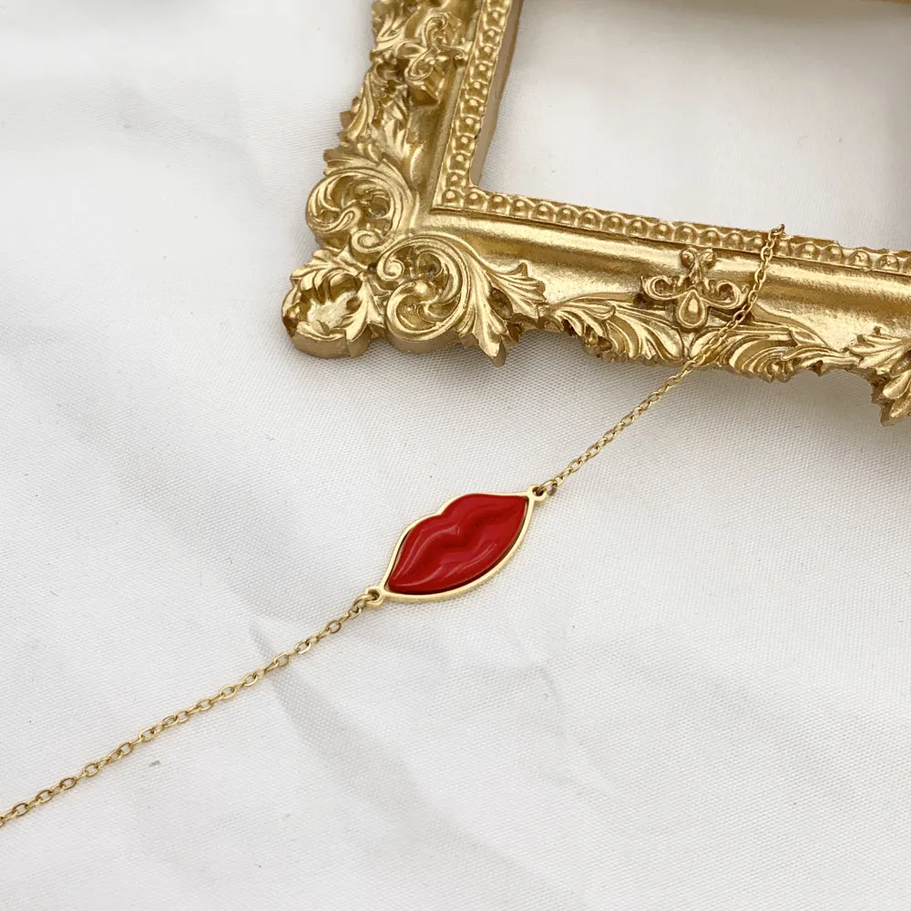 Bocca-Bracciale in Acciaio con Chiusura - BAC-103-AA4058B