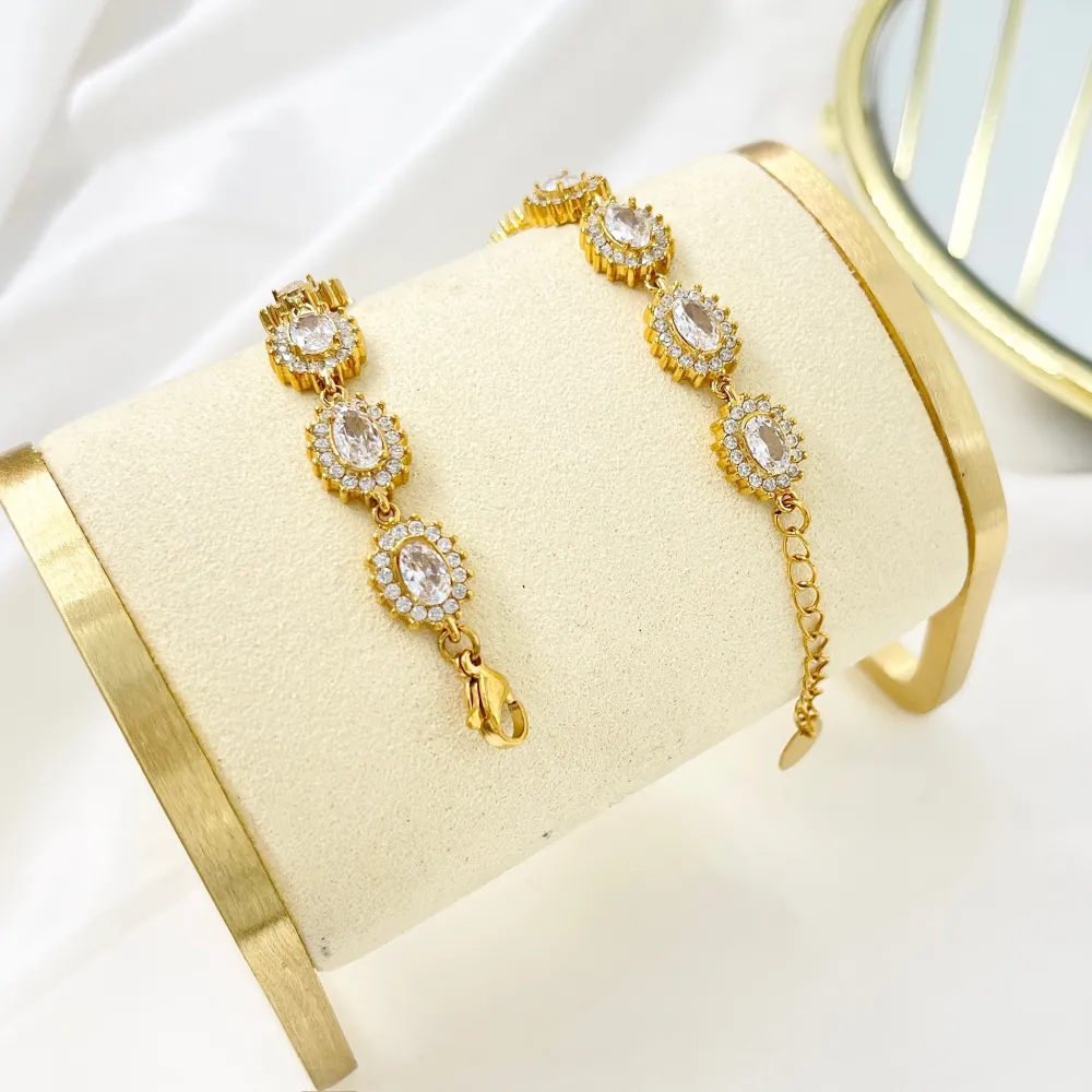 Punto Luce Ovale -Bracciale in Acciaio - BAC-103-AA5137B C