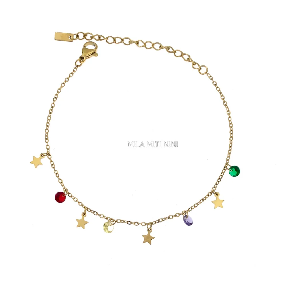 BAC413-1240-P.luci a Goccia-Bracciale in Acciaio - BAC413-1240