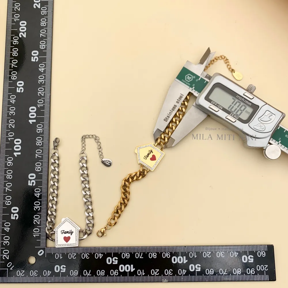 Casa Family-Bracciale in Acciaio con Chiusura - BAC413-1382