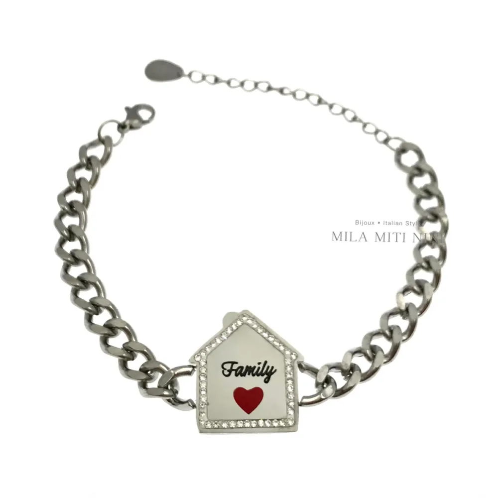 Casa Family-Bracciale in Acciaio con Chiusura - BAC413-1382