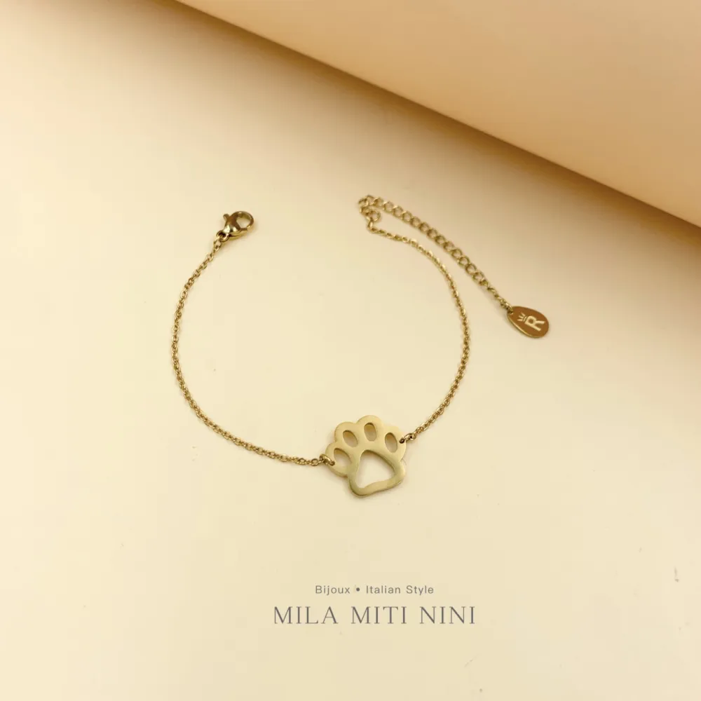 Zampa -Bracciale in Acciaio con Chiusura - BAC-413-1589