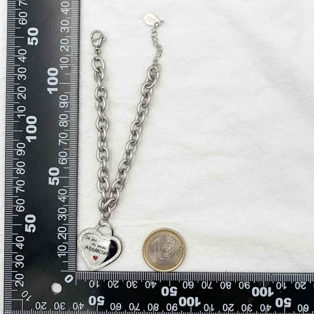 100% Amiche-Bracciale con Scritte in Acciaio - BAC-413-1825