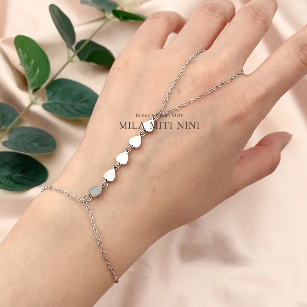 Cuore -Baciamano in Acciaio - BAC-413-1861 Modello E