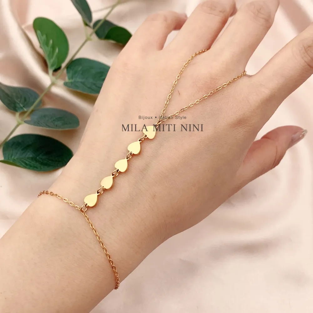 Cuore -Baciamano in Acciaio - BAC-413-1861 Modello E