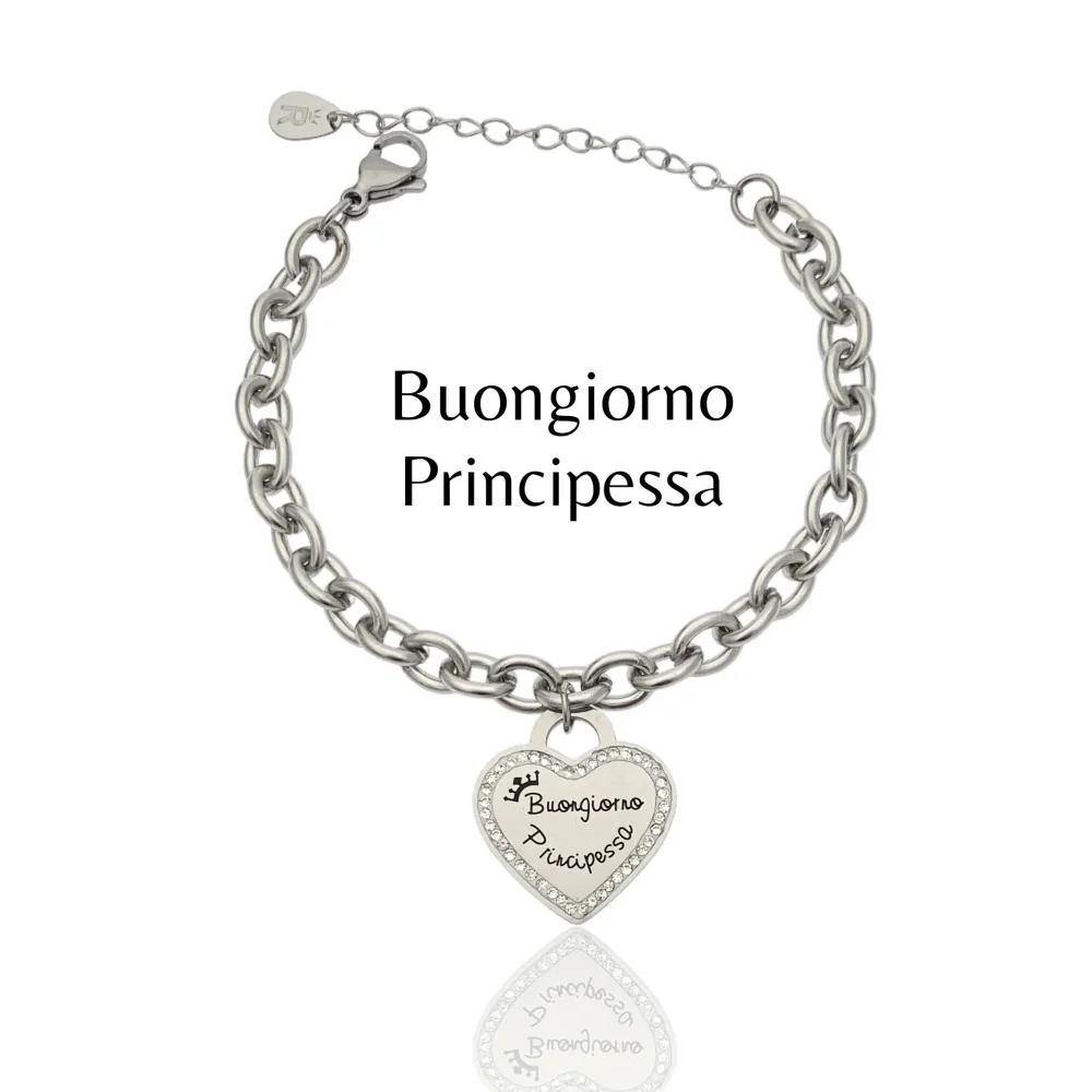 Buongiorno Principessa-Bracciale in Acciaio com Chiusurap - BAC-413-213 Principessa