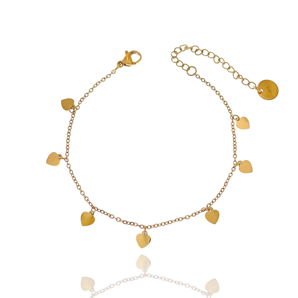 Cuore Cuorecino-Bracciale in Acciaio con Chiusura - BAC-413-2845