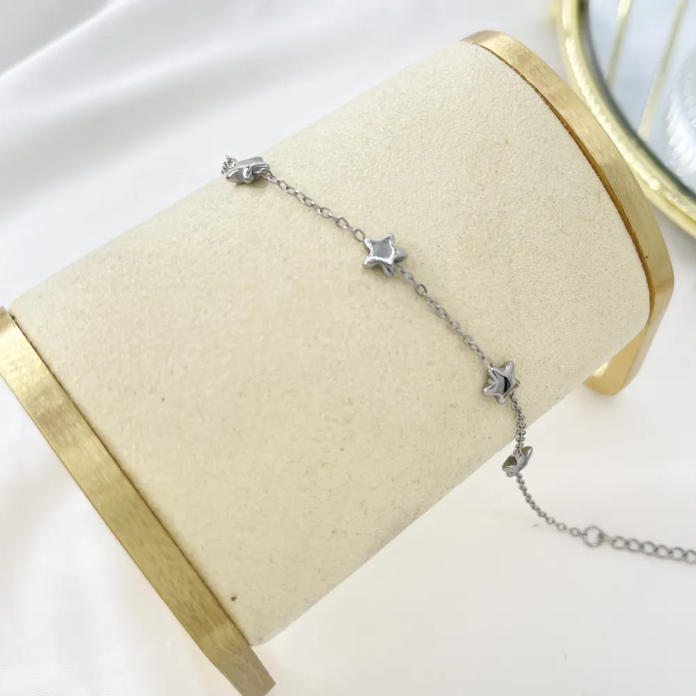 Stella Bombato-Bracciale in Acciaio - BAC-413-3148