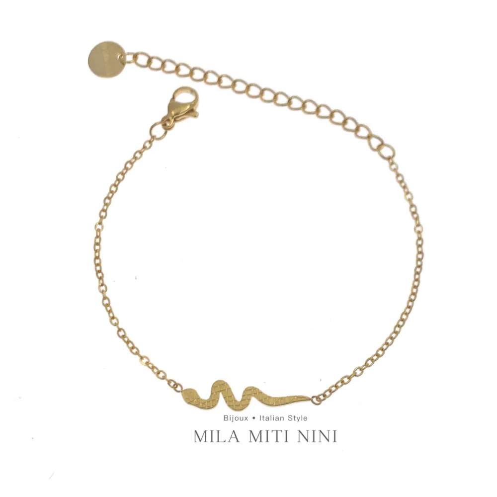 Serpente -Bracciale in Acciaio con Chiusura - BAC-450-448