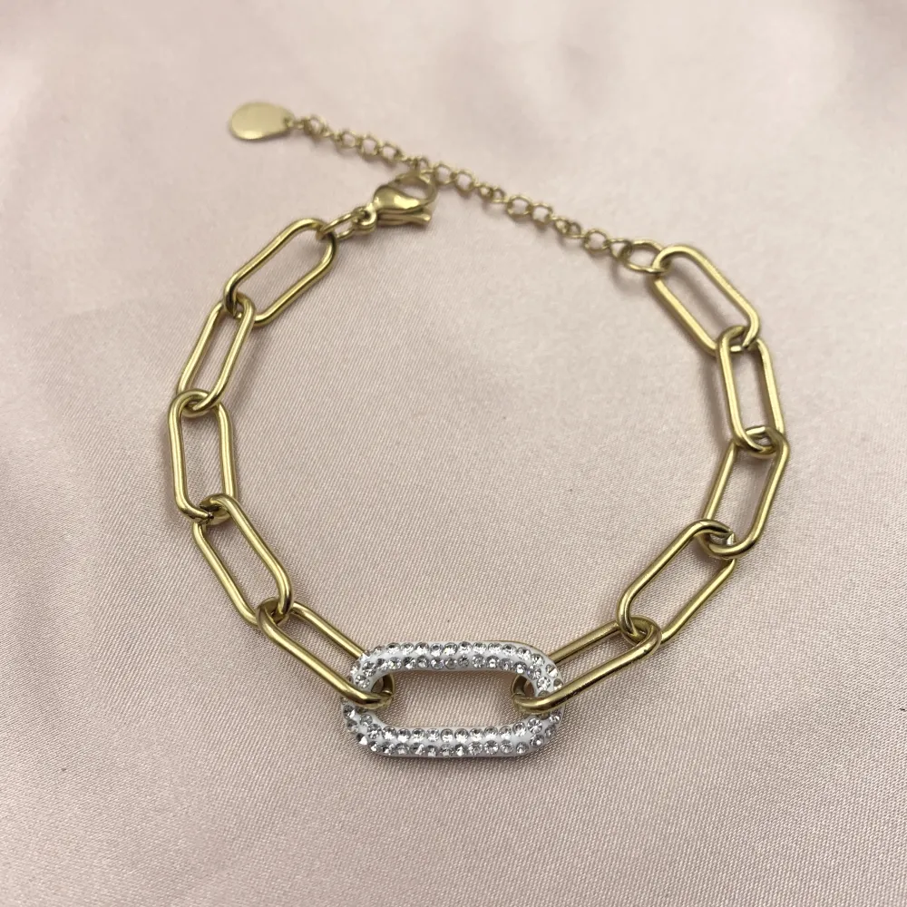 BAC7070-Ovale Piccolo-Bracciale in Acciaio - BAC7070-Ovale Piccolo-Bracciale in Acciaio