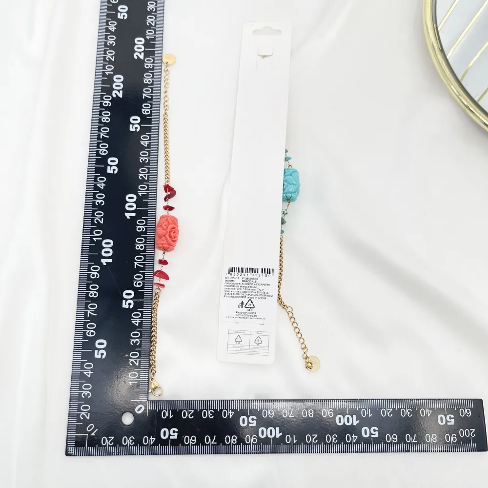 Ovale Fiore -Bracciale in Acciaio - BAC-765-15