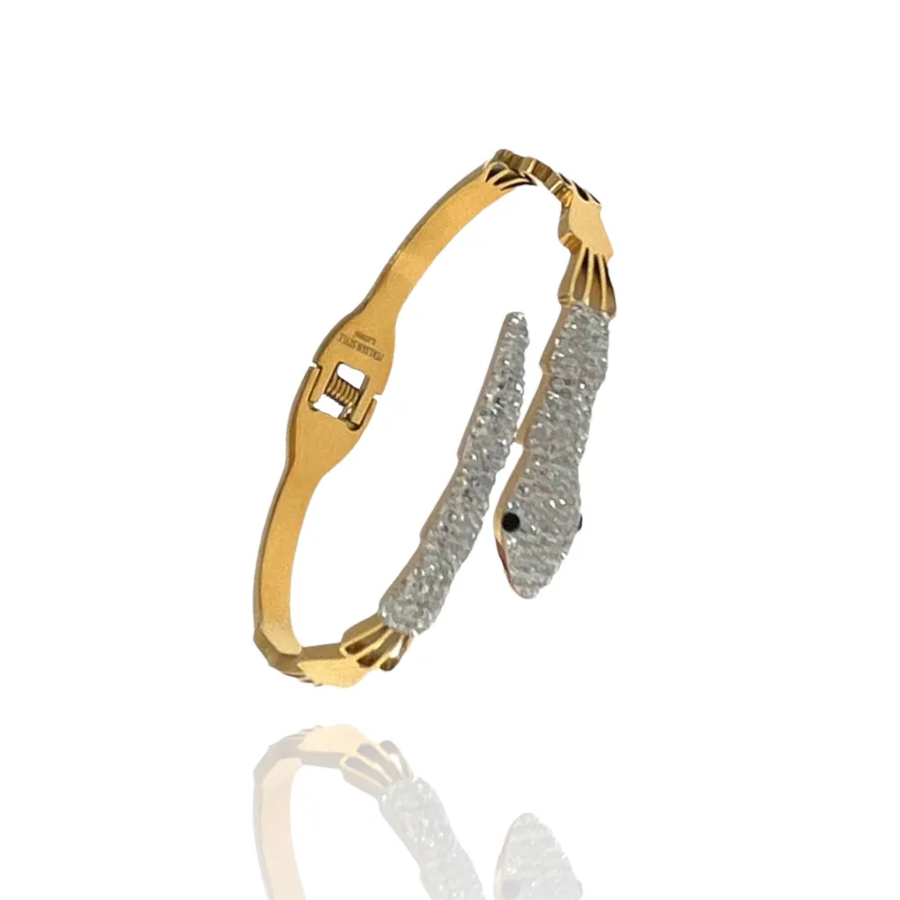 Serpente-Bracciale Rigido in Acciaio - BAR-413-327-1201