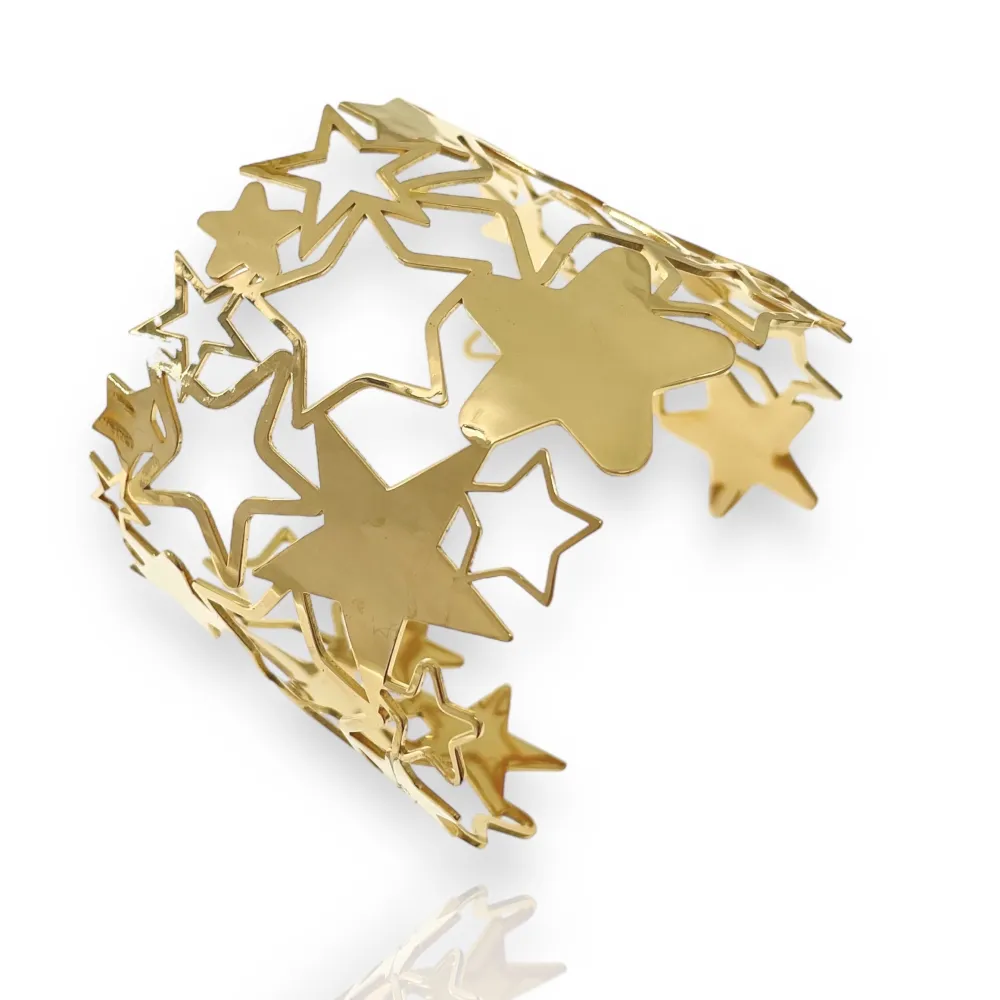 Stella-Bracciale Rigido in Acciaio - BAR-732-228