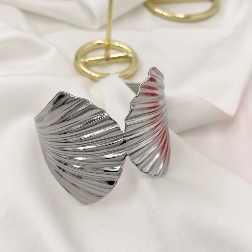 Ventaglio-Bracciale Rigido in Acciaio - BAR-732-42