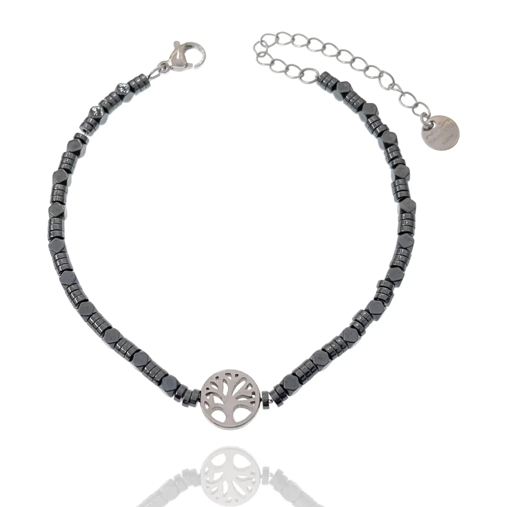 Albero della Vita-Bracciale in Acciaio da Uomo - BAU-103-AA2516B 4mm