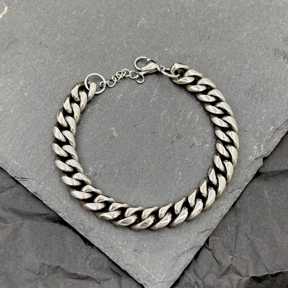 Catena 10mm 1.4NK3.1-Bracciale Unisex in Acciaio - BAU-208-234 10mm