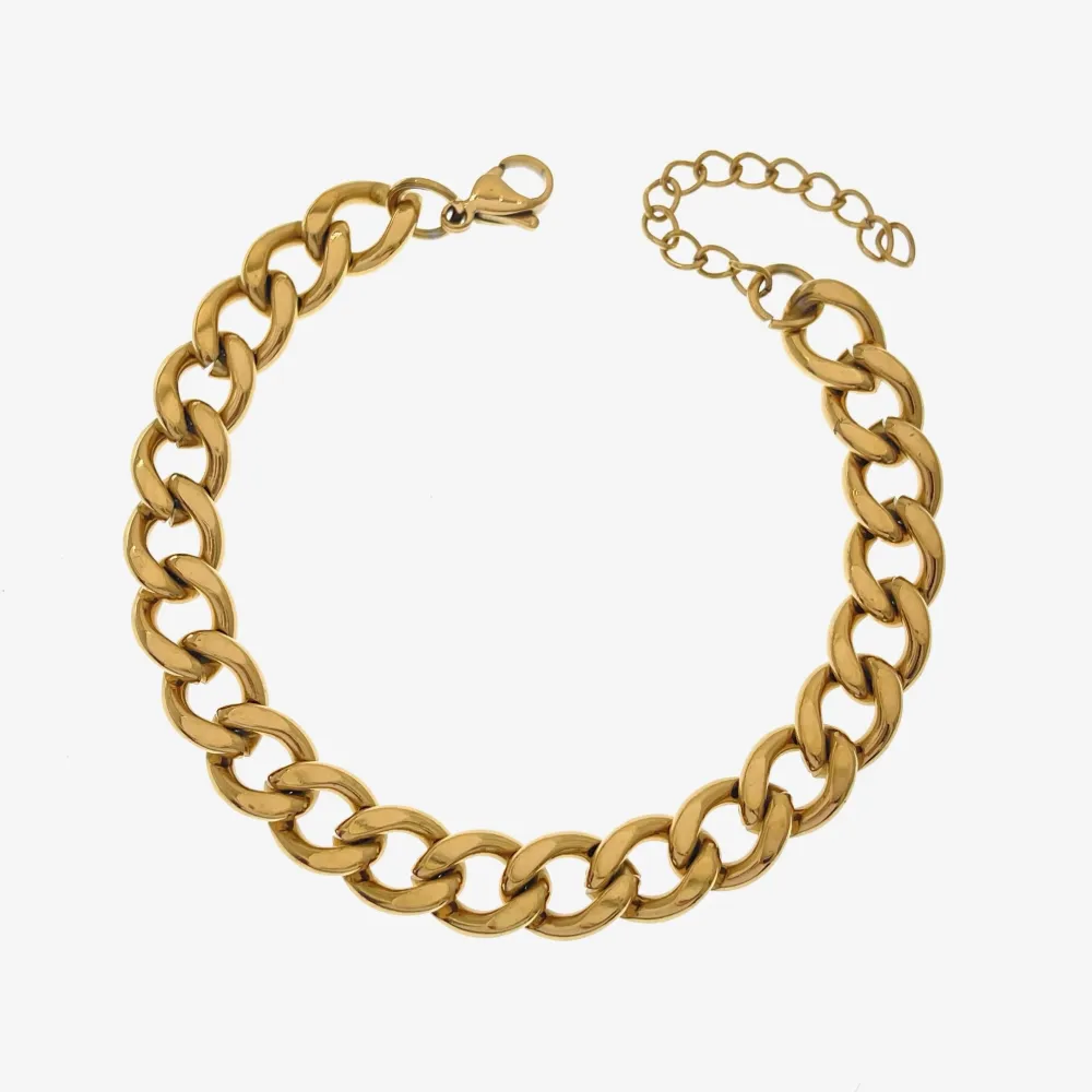 Catena 9mm 1.4NK3.1-Bracciale Unisex in Acciaio - BAU-208-244 9mm