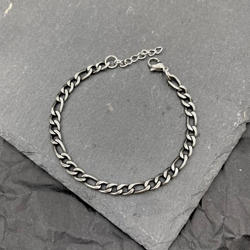 Catena 5mm 1.4NK3.1-Bracciale Unisex in Acciaio - BAU-208-262 5mm