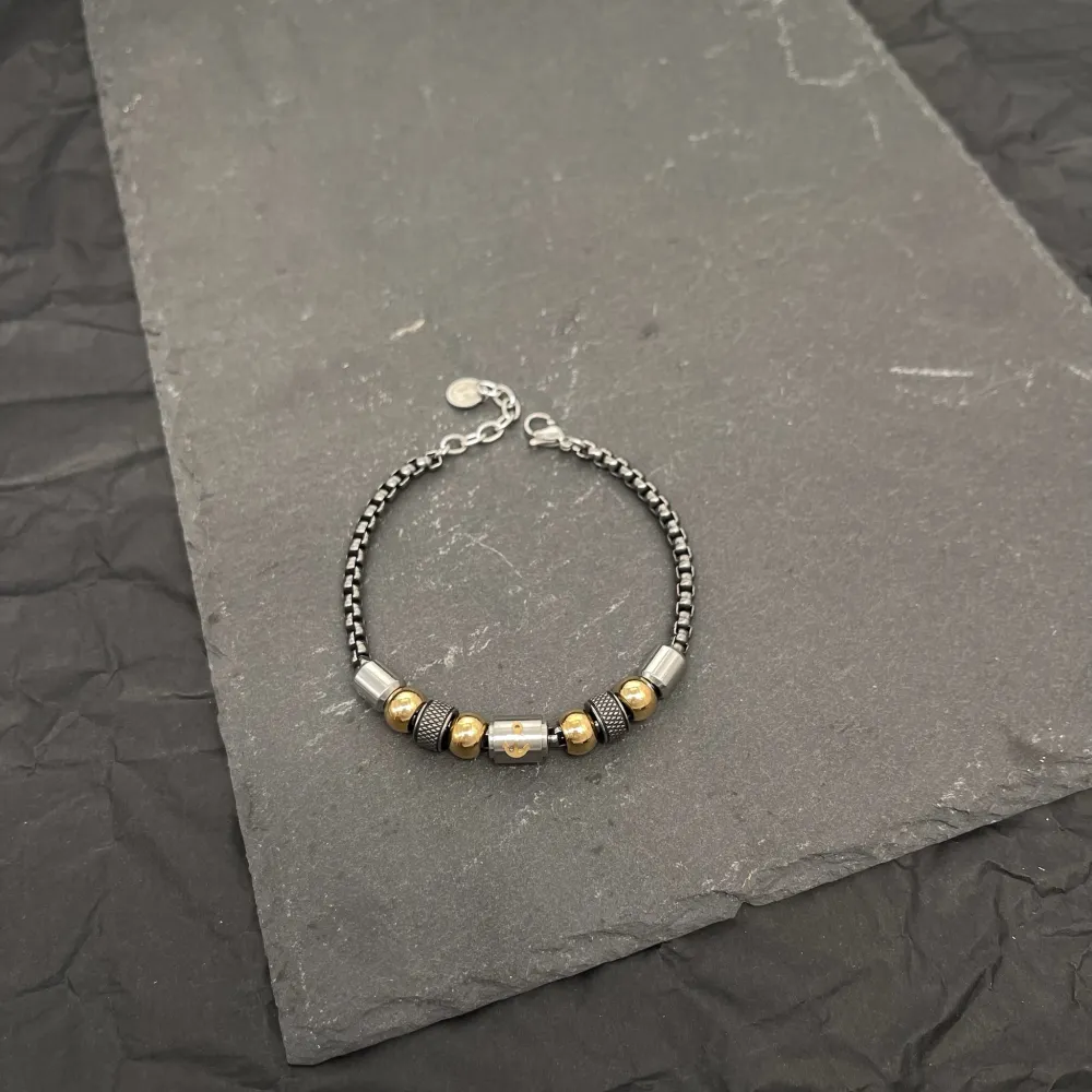 Ancora-Bracciale in Acciaio da Uomo - BAU-500-BMS30167-18