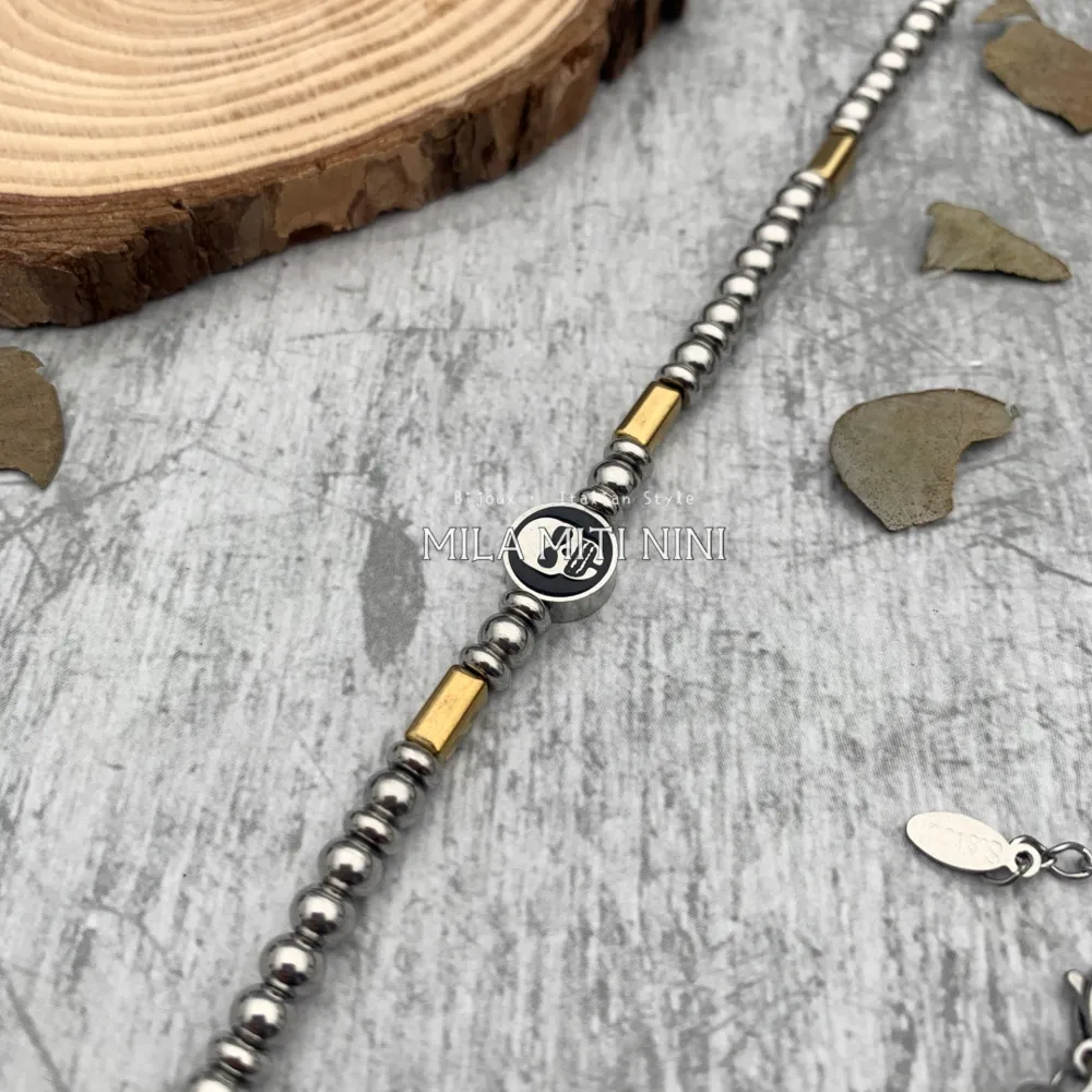 BAU600-A68-Teschio-Bracciale Unisex in Acciaio - BAU600-A68-Teschio-Bracciale Unisex in Acciaio