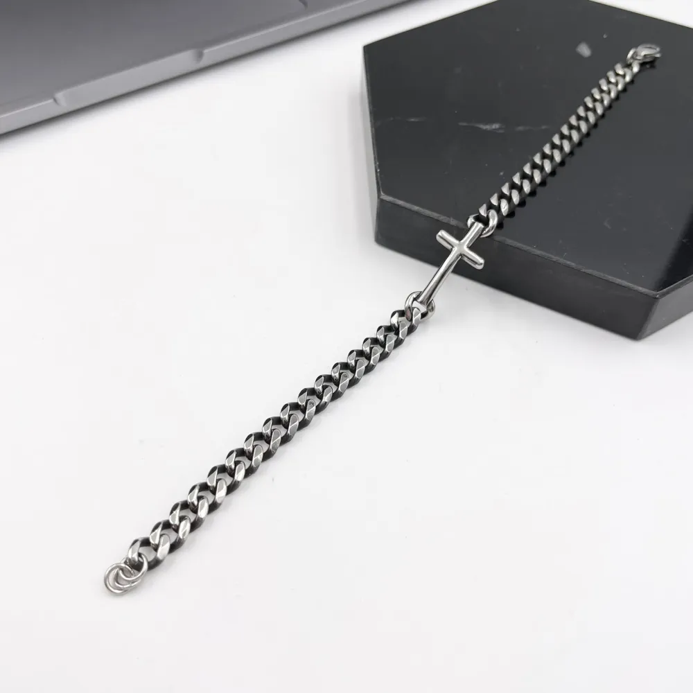 Pietrine-Bracciale in Acciaio da Uomo - BAU-600-B112