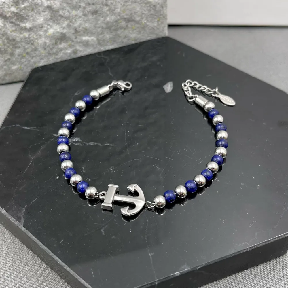 A'ncora-Bracciale in Acciaio da Uomo - BAU-600-B210