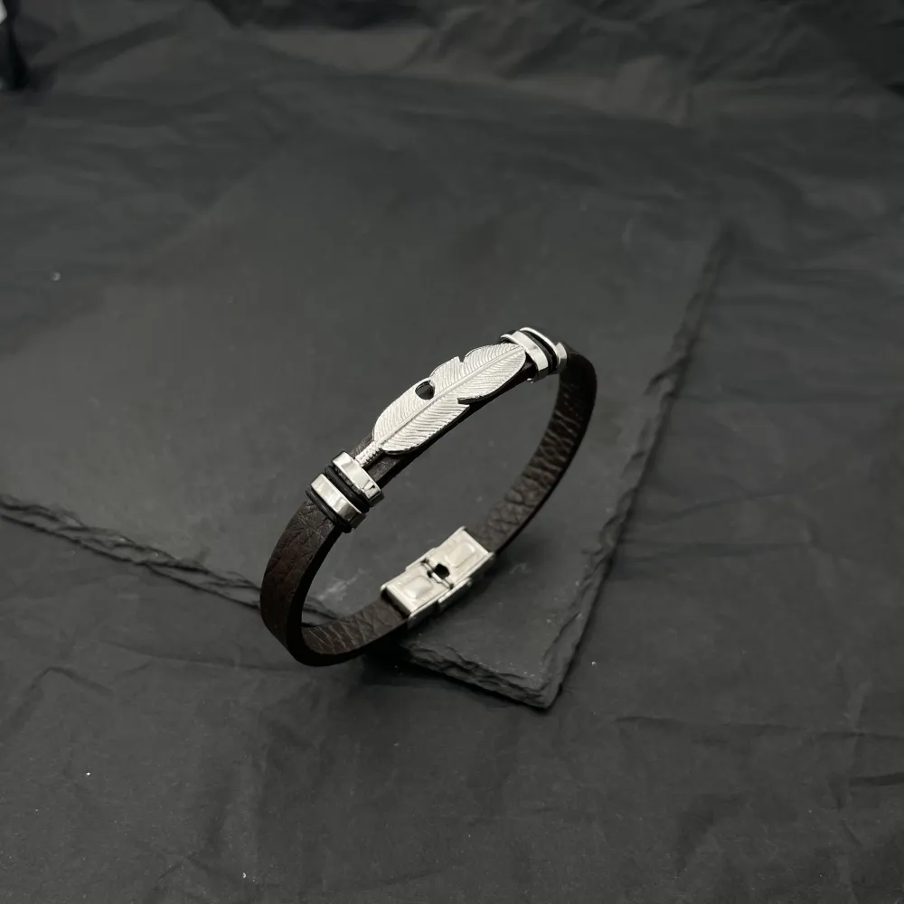 Piuma-Bracciale Uomo in Acciaio - BAU-600-H210