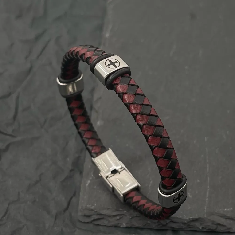 Crcoe-Bracciale in Acciaio da Uomo - BAU-600-H255