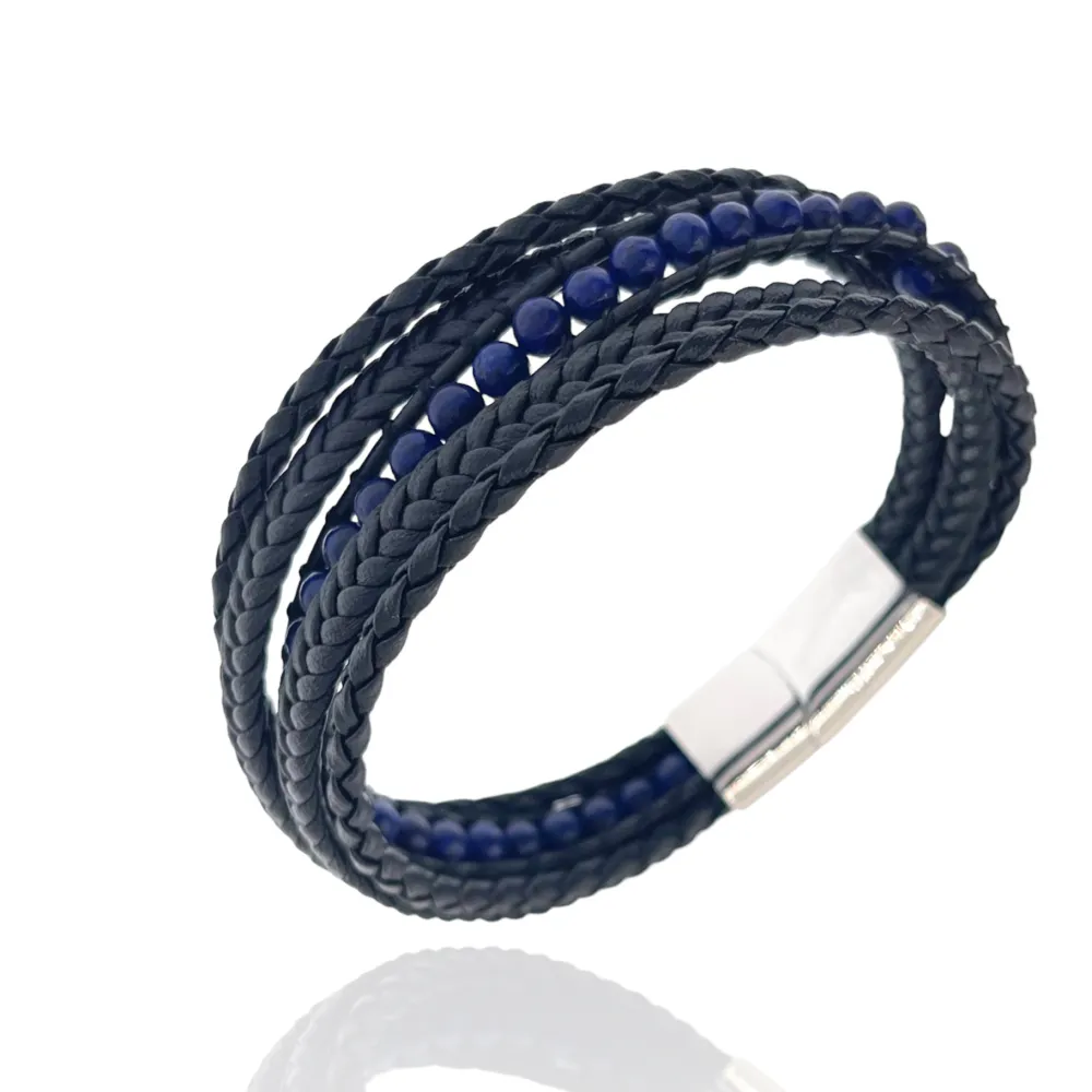 Multifili -Bracciale in Acciaio da Uomo - BAU-720-24