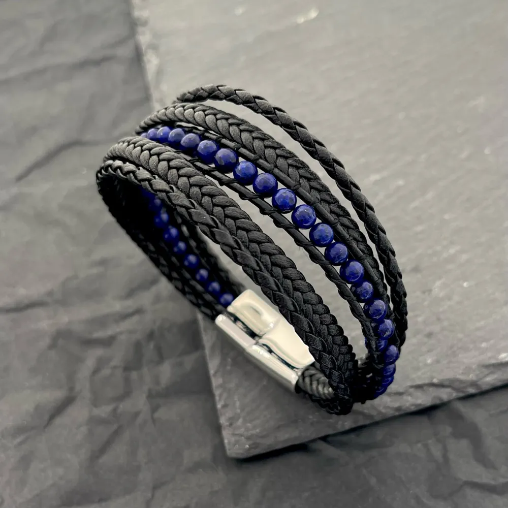 Multifili -Bracciale in Acciaio da Uomo - BAU-720-24